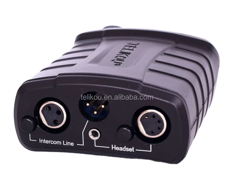 Telikou intercom broadcast belt pack for theatre stage