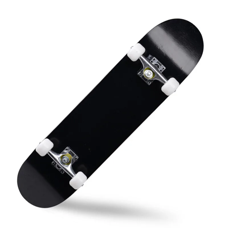Hot Sale 31 Inch Maple OEM PVC Wheels Skateboard Longboard With Sticker Design
