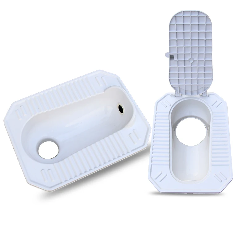 
sanitaryware turkish toilet white color squatting pan floor standard toilet size squatting pan 