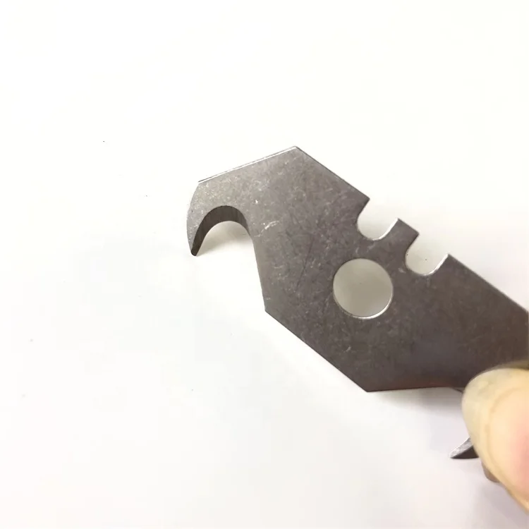 Wholesale High Performance Ox Horn Survival Folding Hook Blade Knife in Good Quality  Horn type hook blade knife