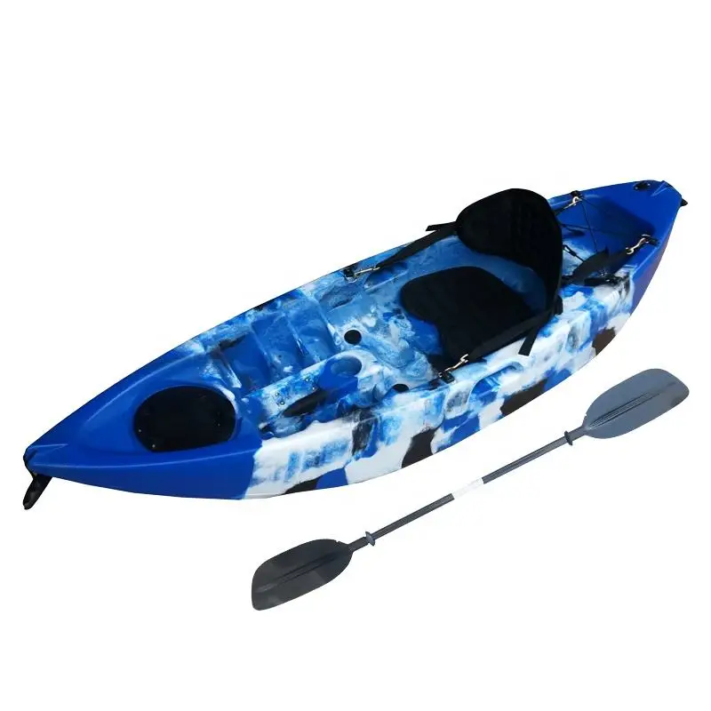 high quality dark blue kids water sports ocean kayak recreational sea single kayak TN-01
