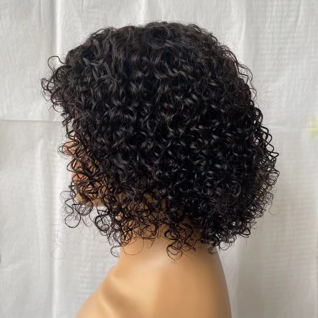 Brazilian unprocessed Virgin Bob Straight Long Human Hair Lace Wigs with Baby Hair Pre Plucked hair line