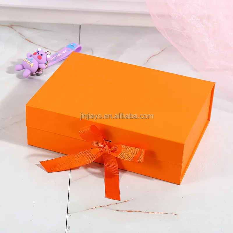 Hot Sale Folding Boxes With Ribbons Foldable Luxury Gift Boxes For Gift Packaging Paper Packing Boxes