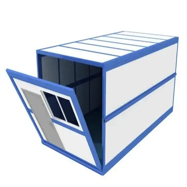 20ft Construction Site Office Temporary Office Staff Dormitory Rain Proof Corrugated Container House Drainage Roof Container