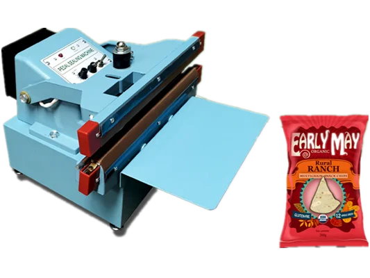Pneumatic Thermal Impulse Heat Sealer Plastic Bag Aluminum Foil Foot Pedal Sealing Machine