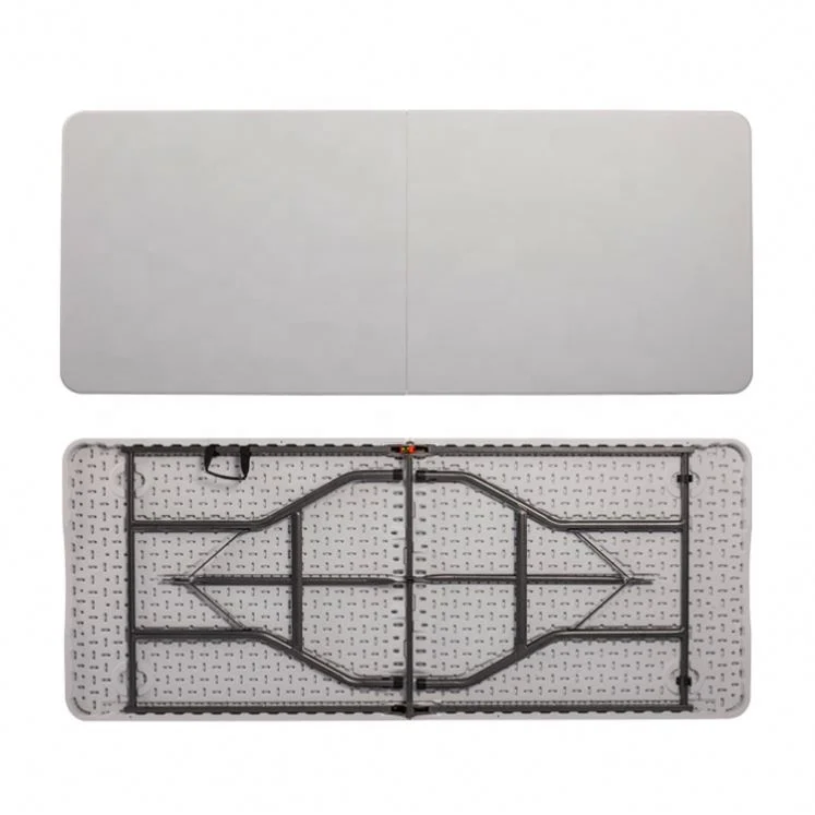 White Cheap Plastic Metal Foldable Table And Folding Chairs Prices Outdoor Party HDEP Fold Chair For Events