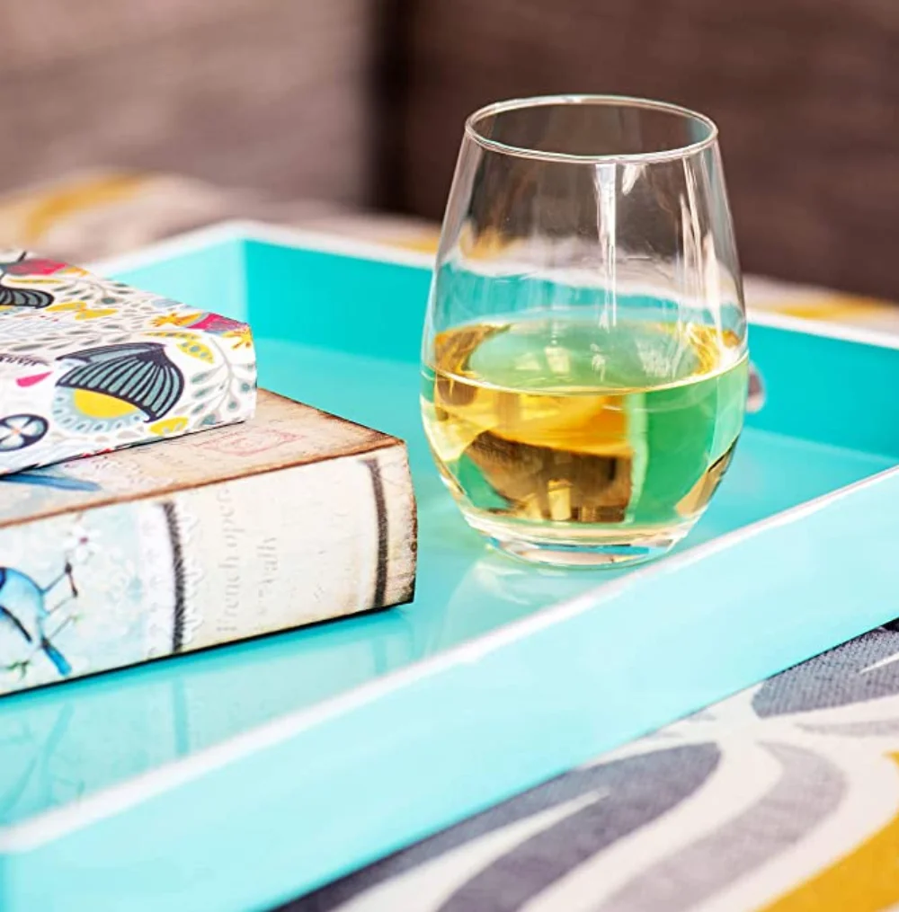 Wholesale Cheap Stemless Wine Glass Tumbler Custom 15oz  Crystal Set of 6 Glassware for Wedding Red Wine Soda and other Beverage