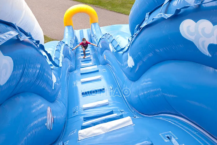 Экстремальные надувные водные горки Crazy The Log jaглушитель