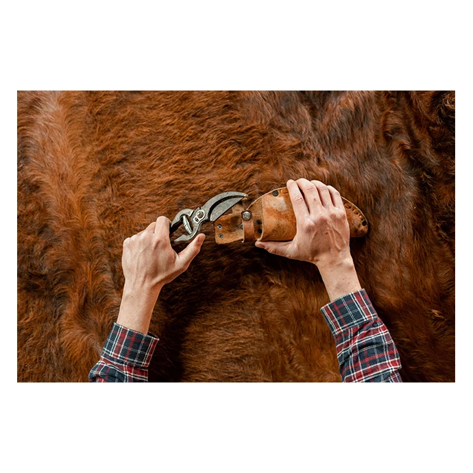 Японский профессиональный Бонсай инструменты из воловьей кожи чехол с хорошей безопасностью