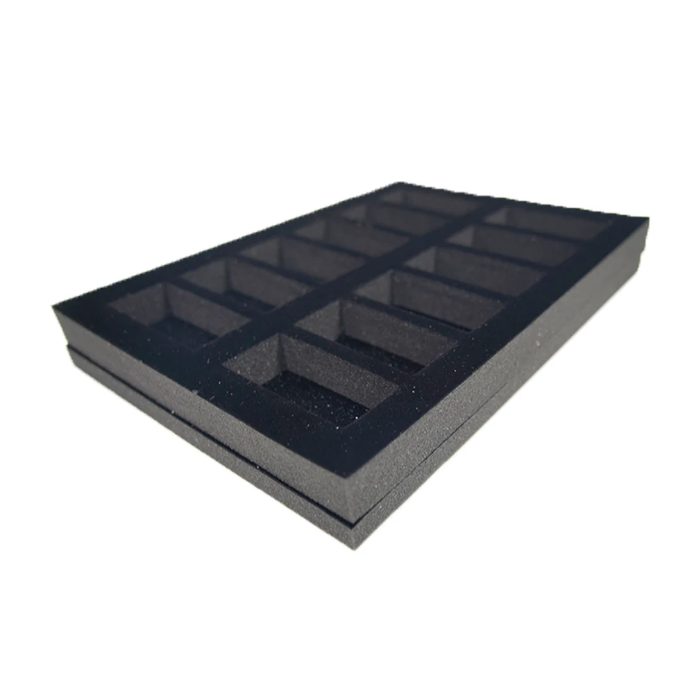Factory Direct Export Foam Lined Box Gift Carton With Foam Inserts Shock Absorbing Red Wine Bottle Glass Strong Support