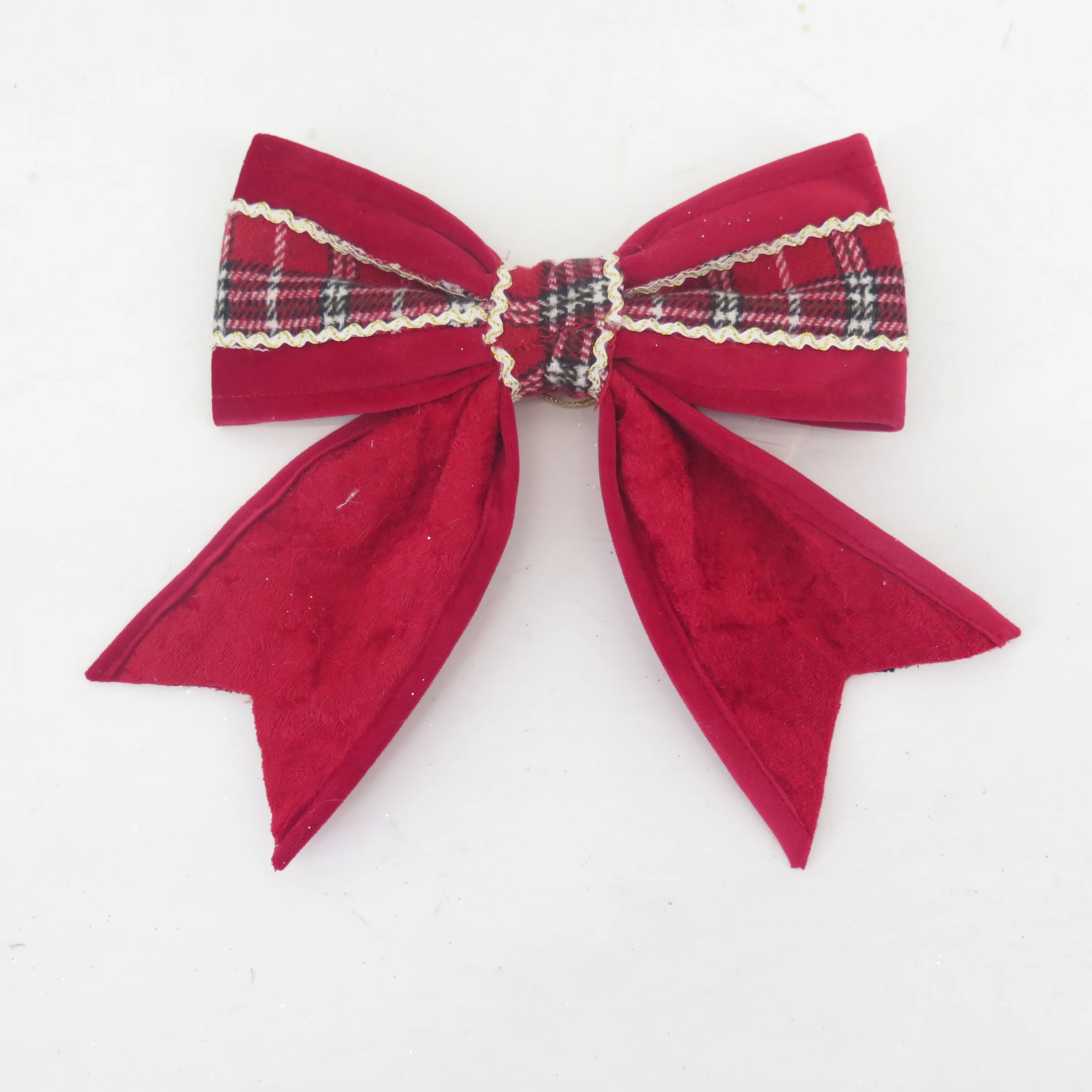 New Elegant Bow Christmas Ornament Unique Christmas Tree Decoration Silk Ribbon Elegant Christmas Tree Gift Wrap Packaging