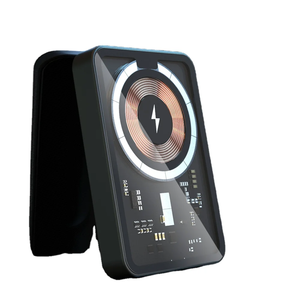 solar Power Bank 20000mah Portable Charger With Finger Holder Stronger Magnet power bank 100000mah