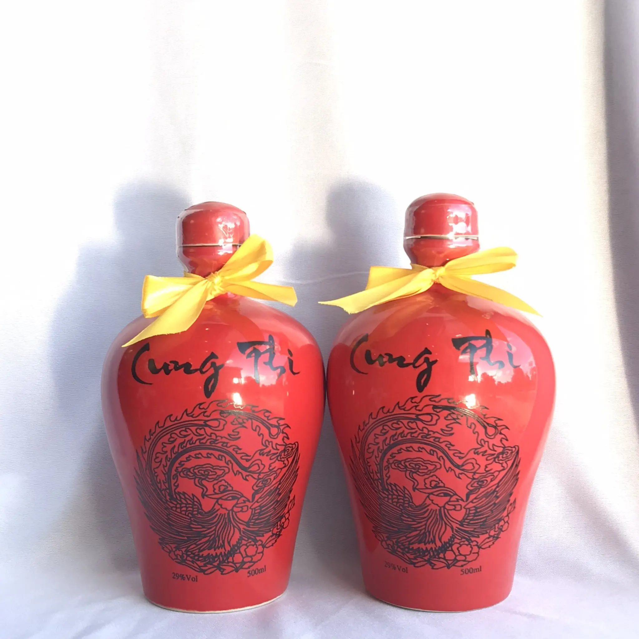 Cung Phi Whisky Bottle With Alcoholic Beverage Grains And Herbs Compound Distilled