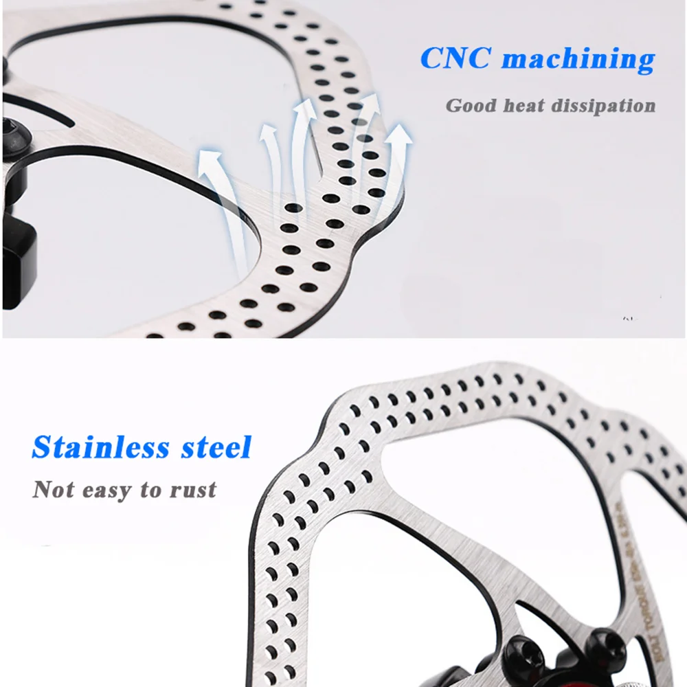 G3 160/180mm Brake Rotors Disc Bicycle Disc Brake Rotor  MTB Hydraulic Disc brake Rotors 6 Bolts Screw