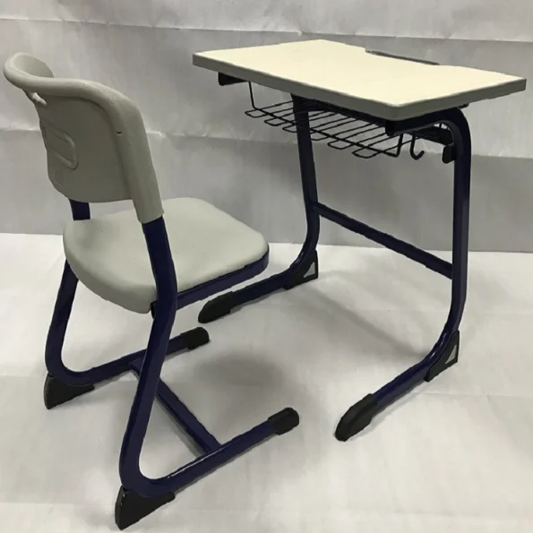 Wholesale Good Quality School Furniture Desk and Chairs Sets With Custom