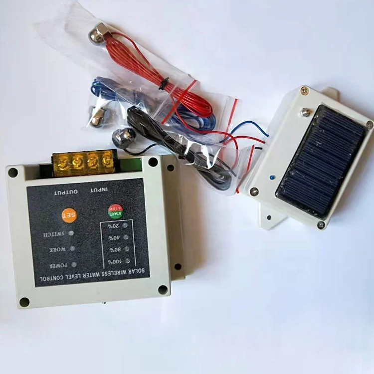 Solar And Lithium Power Fully Automatic Wireless Water Level Sensor Controller