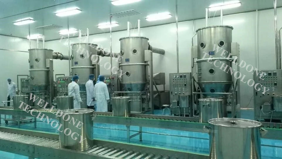  Гранулятор FL для жидкости/сахарный гранулятор продуктов питания фармацевтических и