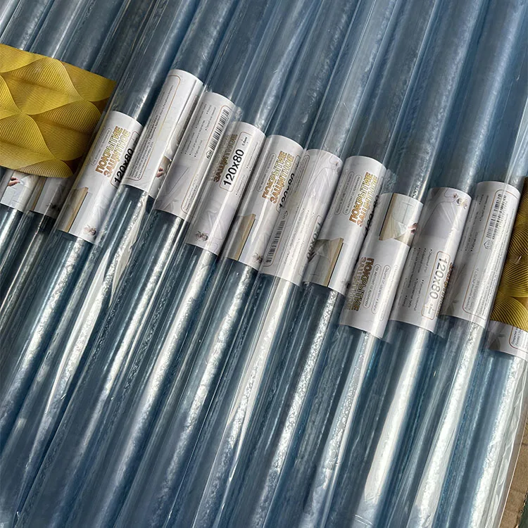 Super Clear PVC Film Rectangular Plastic Transparent Pvc Vinyl Table Cloth For Dining Table