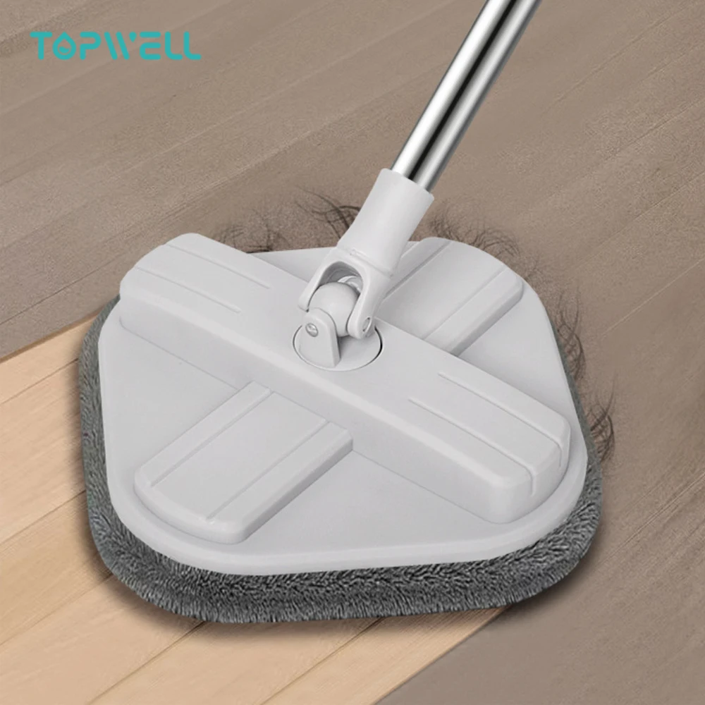 Topwill 360 Hand Free Microfiber Spin Mop Dirty Clean Water separated Spin Mop And Bucket Set