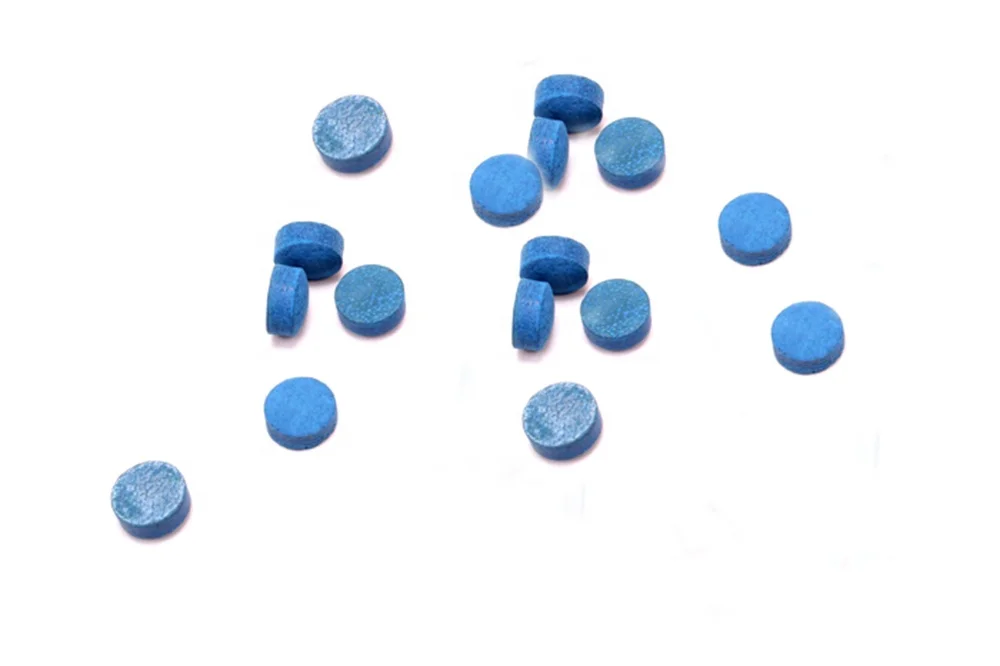 Синий кий ручной работы из свиной кожи, 9-11 мм, черные Кии для снукера