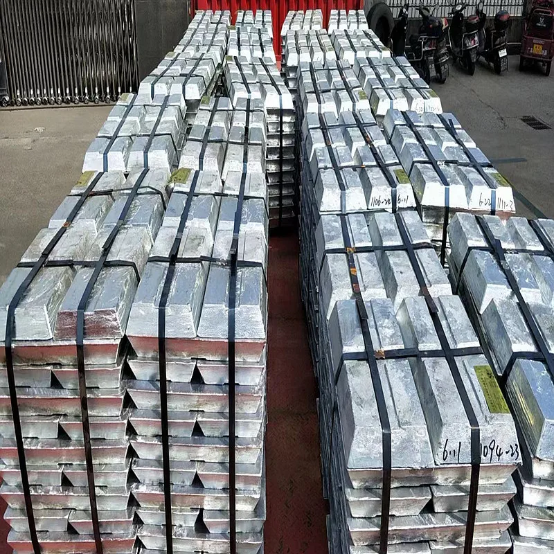 99.995% Purity Zinc Metal Alloy Ingot used in Painting/ Printing/Dyeing/Pharmaceutical/Rubber ind