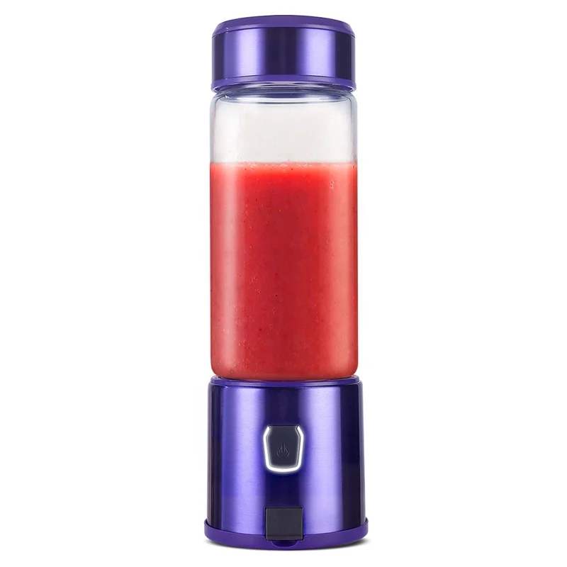 Hot sell color high speed power battery mini rechargeable blender USB food blender portable juicer blender