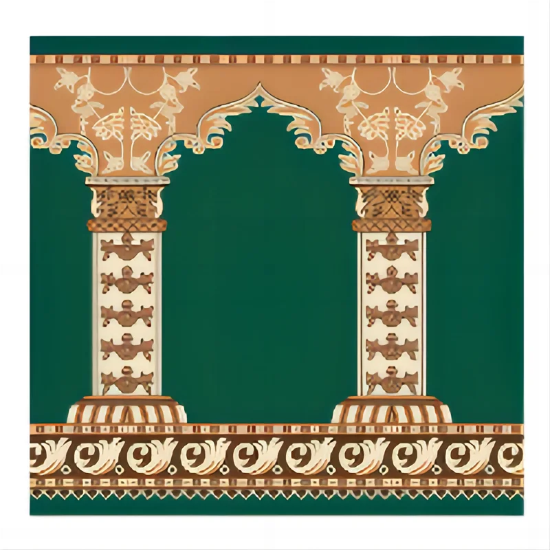 3D Печатный мусульманский настенный Молитвенный Ковер рулон ковер для