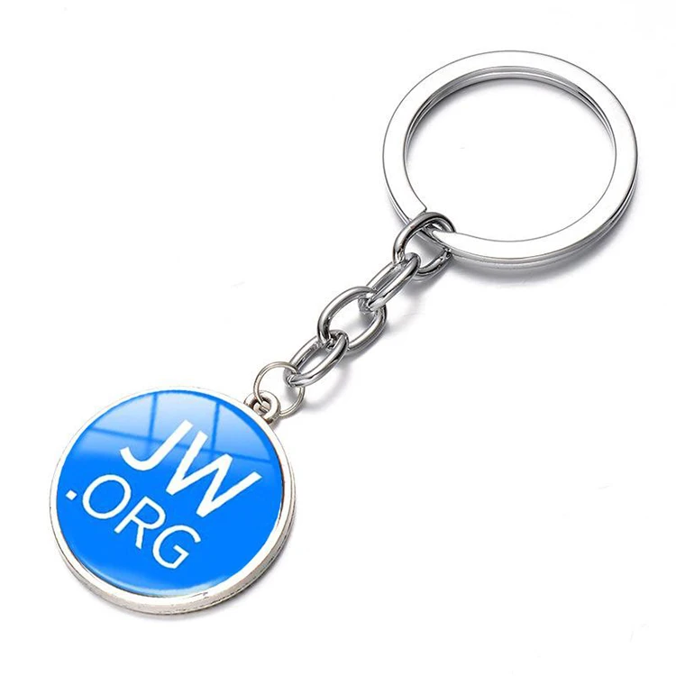 Hot sell enamel custom jw org keychain