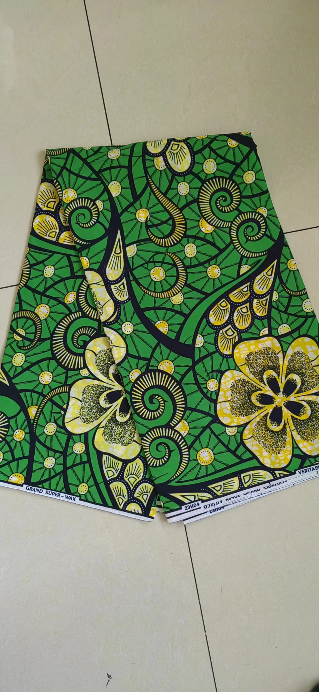 Hot Selling Textile Plain Cloth Veritable loincloth Polyester African Wax Prints Cotton Fabric