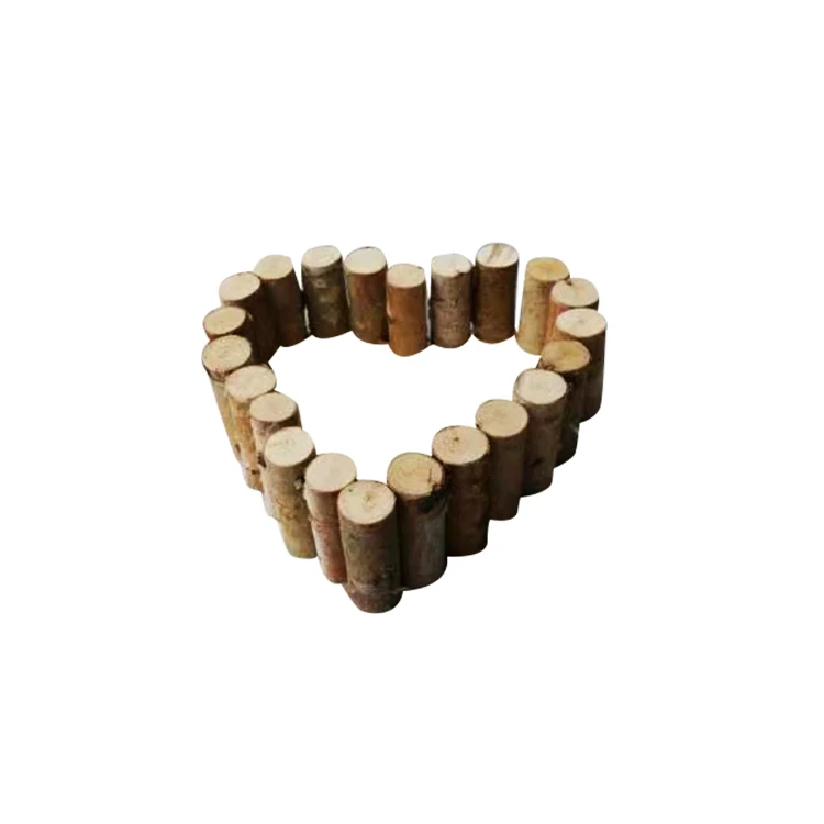 
Wooden Candlestick Holder Decoration Wood Succulent Plants Flowerpot Bark Handicraft Handmade 