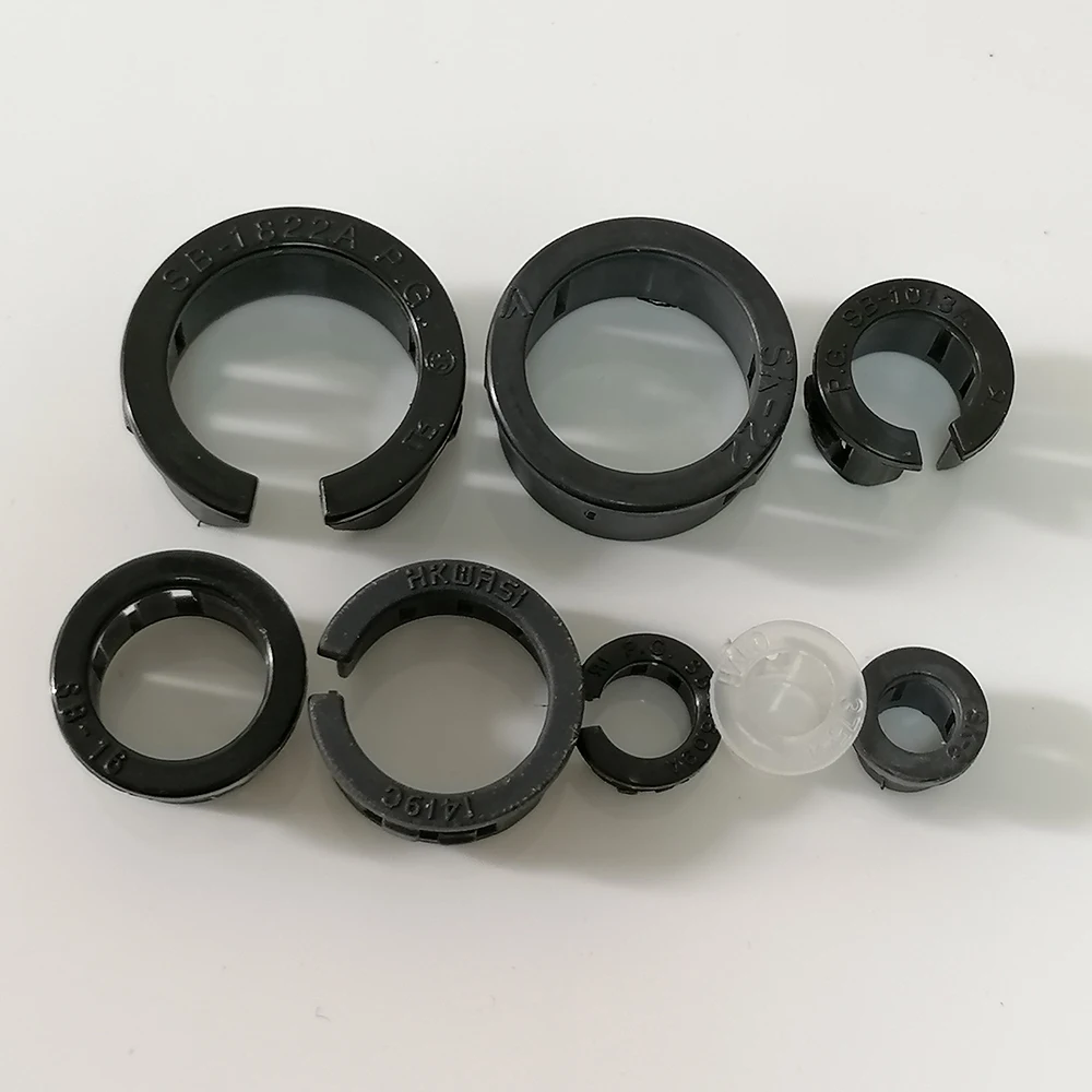 Snap Bushing Button grommet Plastic Distribution box cabinet iron plate hole cable sheath SB Snap Bushing