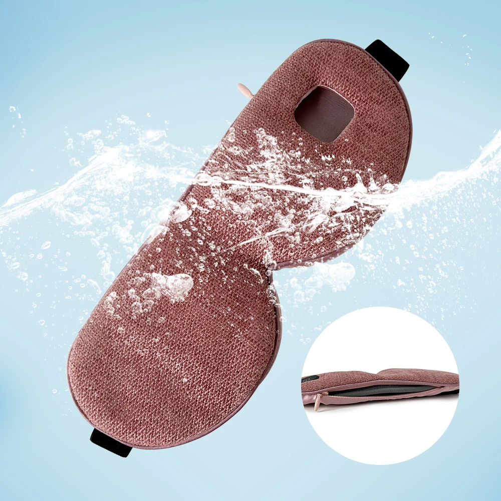 New Material Washable Hot Eye Compress Heated Eye Mask Two Temperature Modes 30 Minutes Timer Personalized Customization