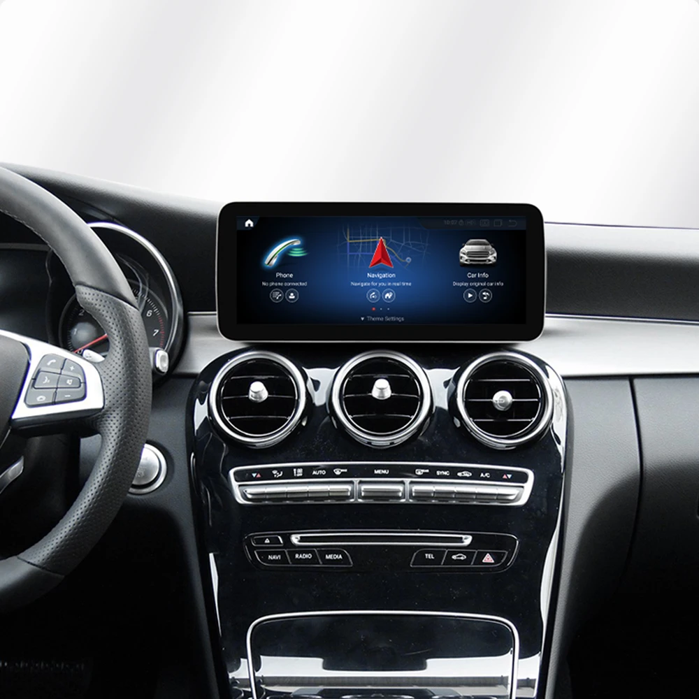 NEW Android 13 Car Carplay Screen For Mercedes C W205 GLC X253 V W447 2015-2018 Auto Multimedia Radio