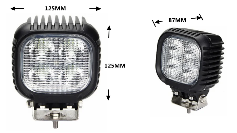 Night Eyes LED Mining work light 5' Inch Square Floodlight LED headlight For Tractor Agricultural Machinery light