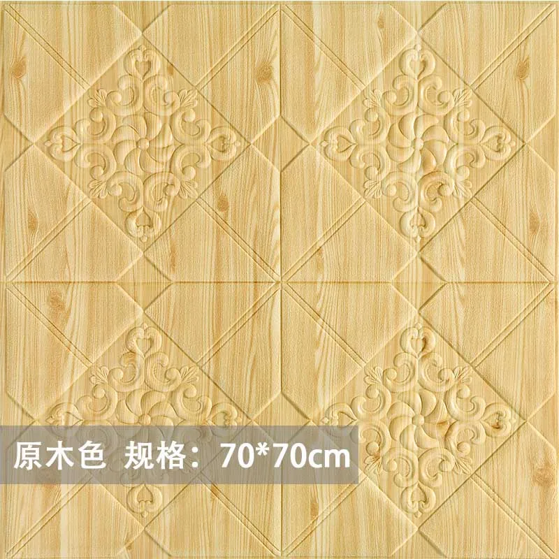 Wall paper for Sale Self Adhesive wall stickers tile foam brick 3d wall sticker wholesale home decoration color wallpaper