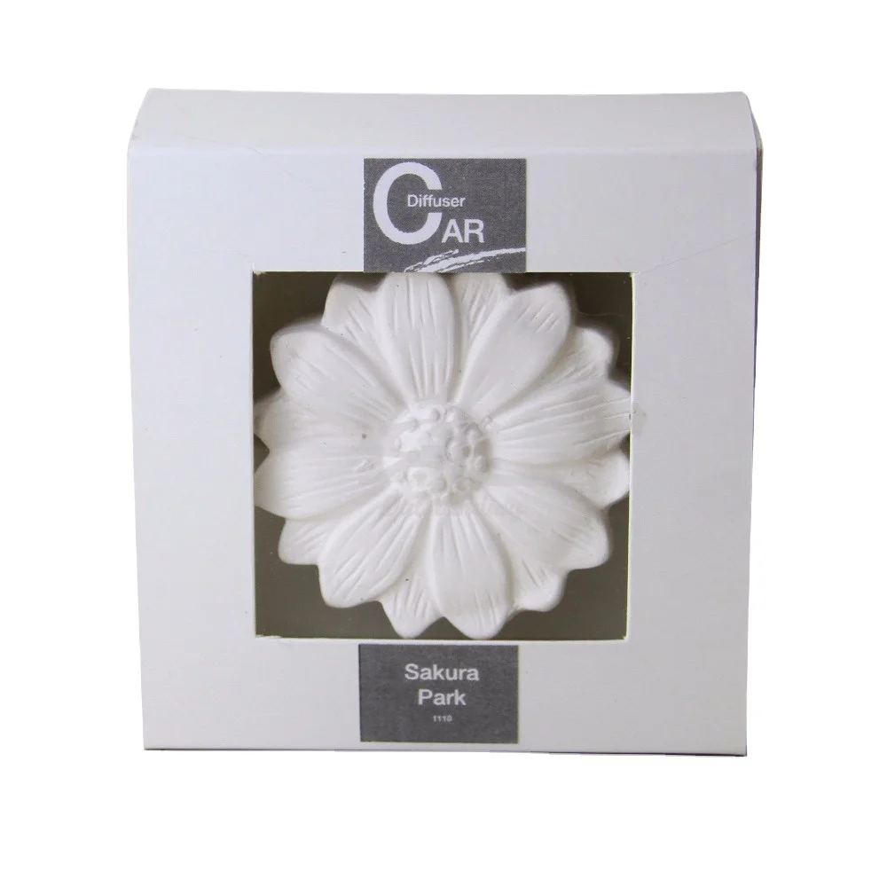Good quality Car Fragrance Diffuser Ceramic Flower Car Diffuser Sunflower Car Diffuser