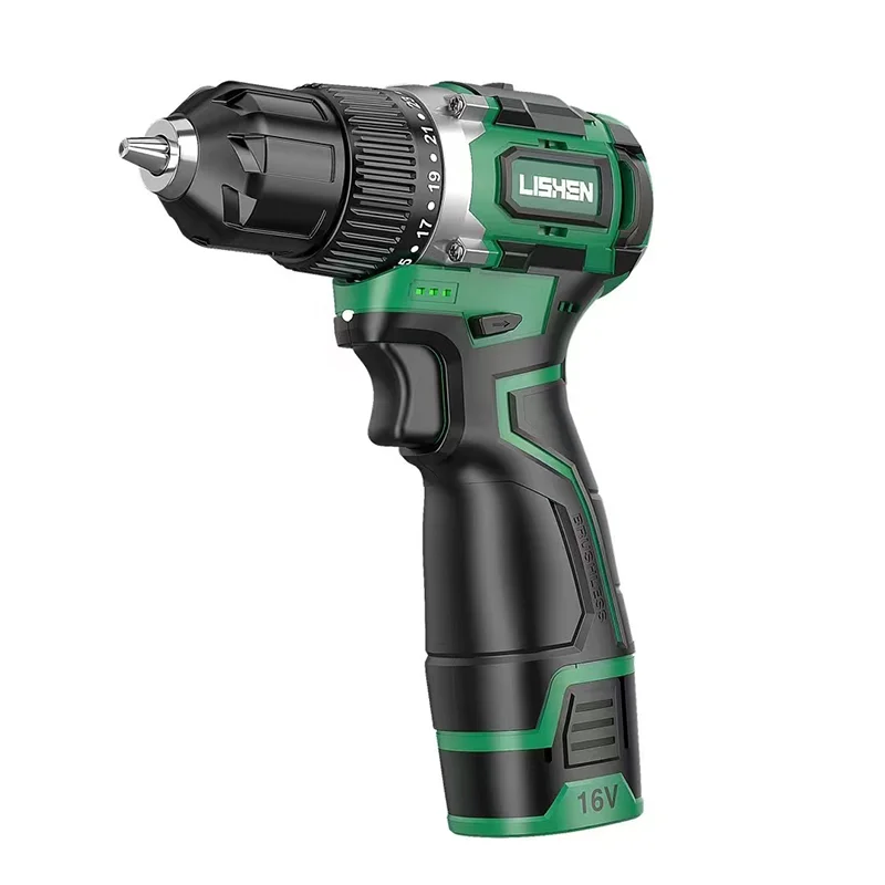 Factory Direct Mini Drill 16V 21V  Variable Speed Cordless Electric Screwdriver with Brushless Motor OEM Customizable for Tools