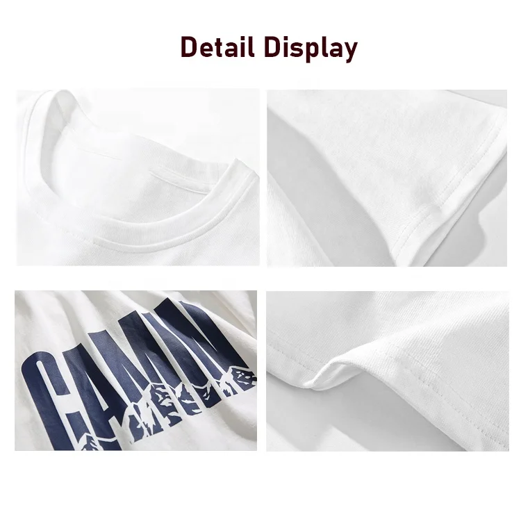 2024 top sales 4 season heavy adult custom logo dtg embroidered oem grey quality men plain t shirt women cotton screen print