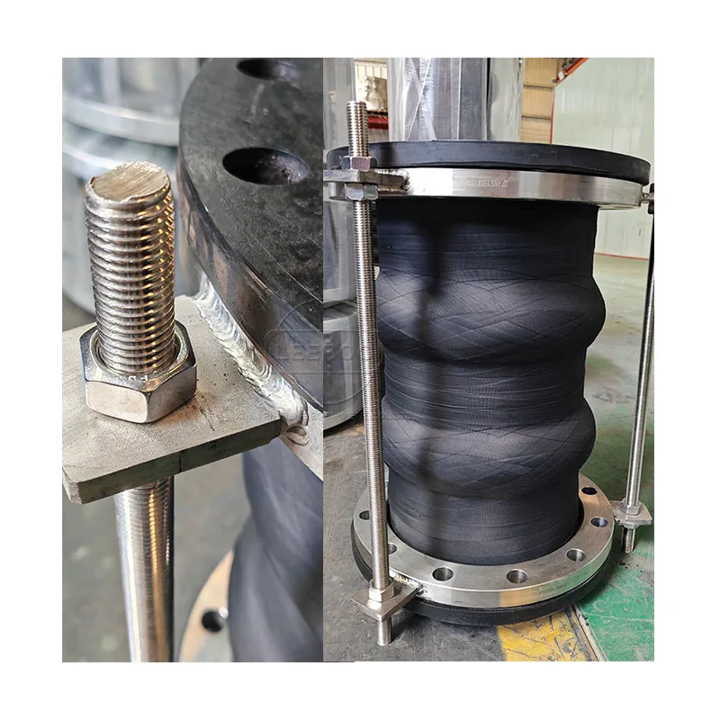 Dn200 Pn16 Oil Resistant Hydraulic System Rubber Shock Absorber Bellows Compensator Flexible Expansion Joint