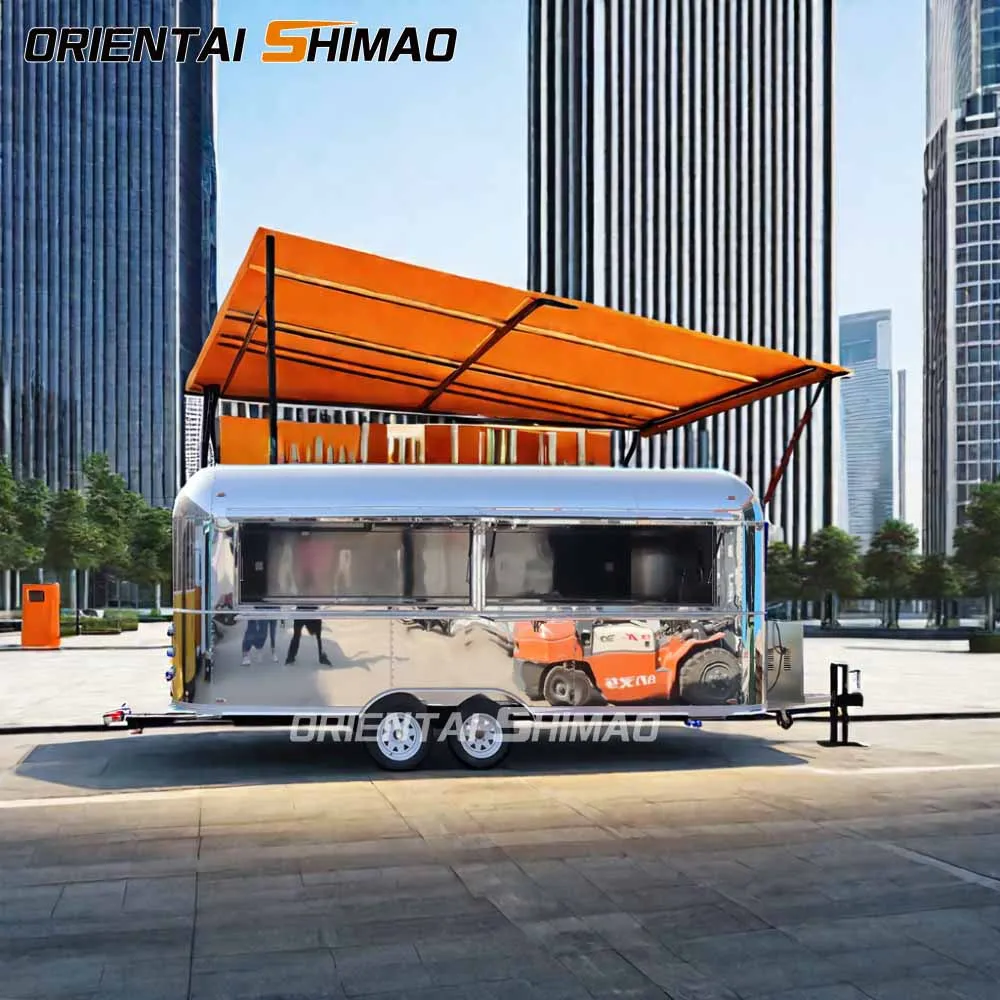 Manufacturer Dot mini street vintage cart coffee pizza turkey hot dog food trailer with full kitchen