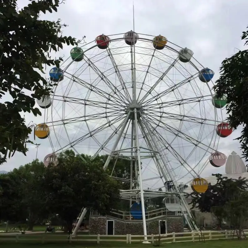 China amusement park fun ride mobile fiberglass cabin ferris wheel