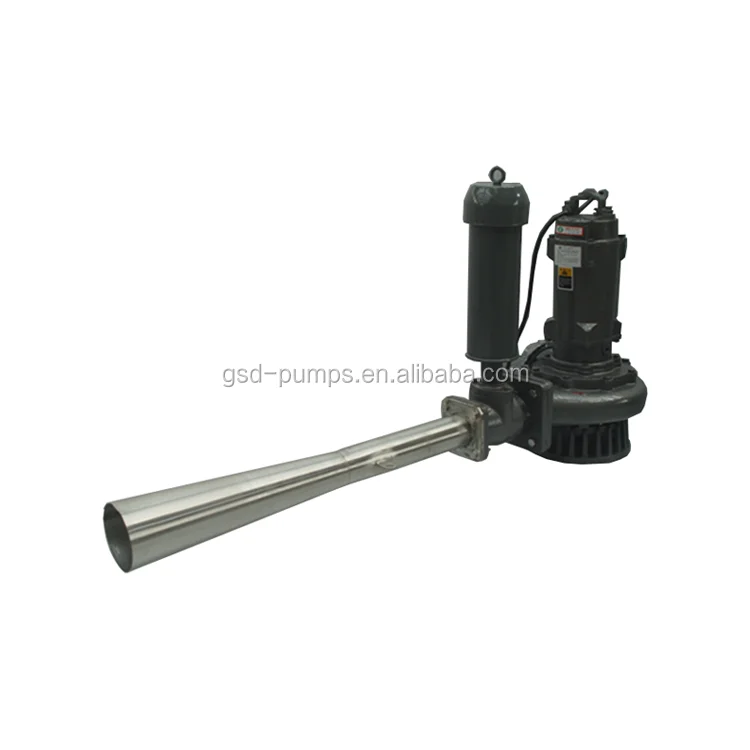 High efficiency Intensive mixing noise-free submersible jet aerator