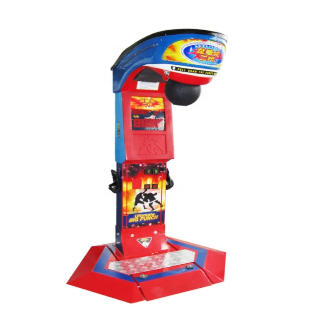 2020 Hot game Ultimate Big Punch with ticket or coco-cola boxing arcade game machine