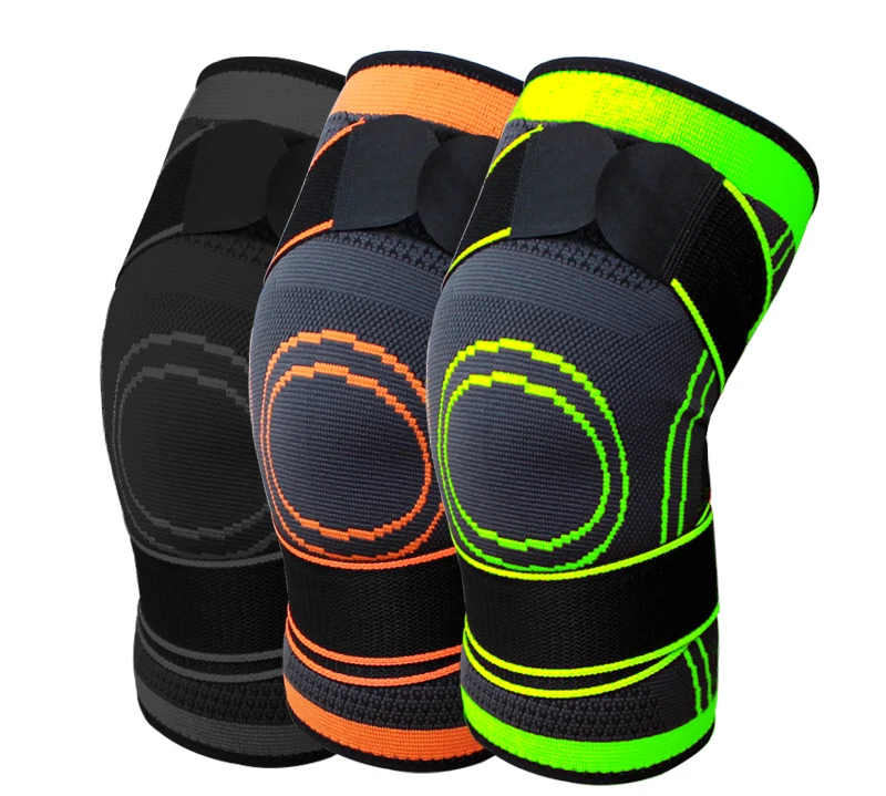 2021 Low MOQ Factory Price Compression Sport Support Knee Sleeve Nylon Knee Brace for Sports and Fitness