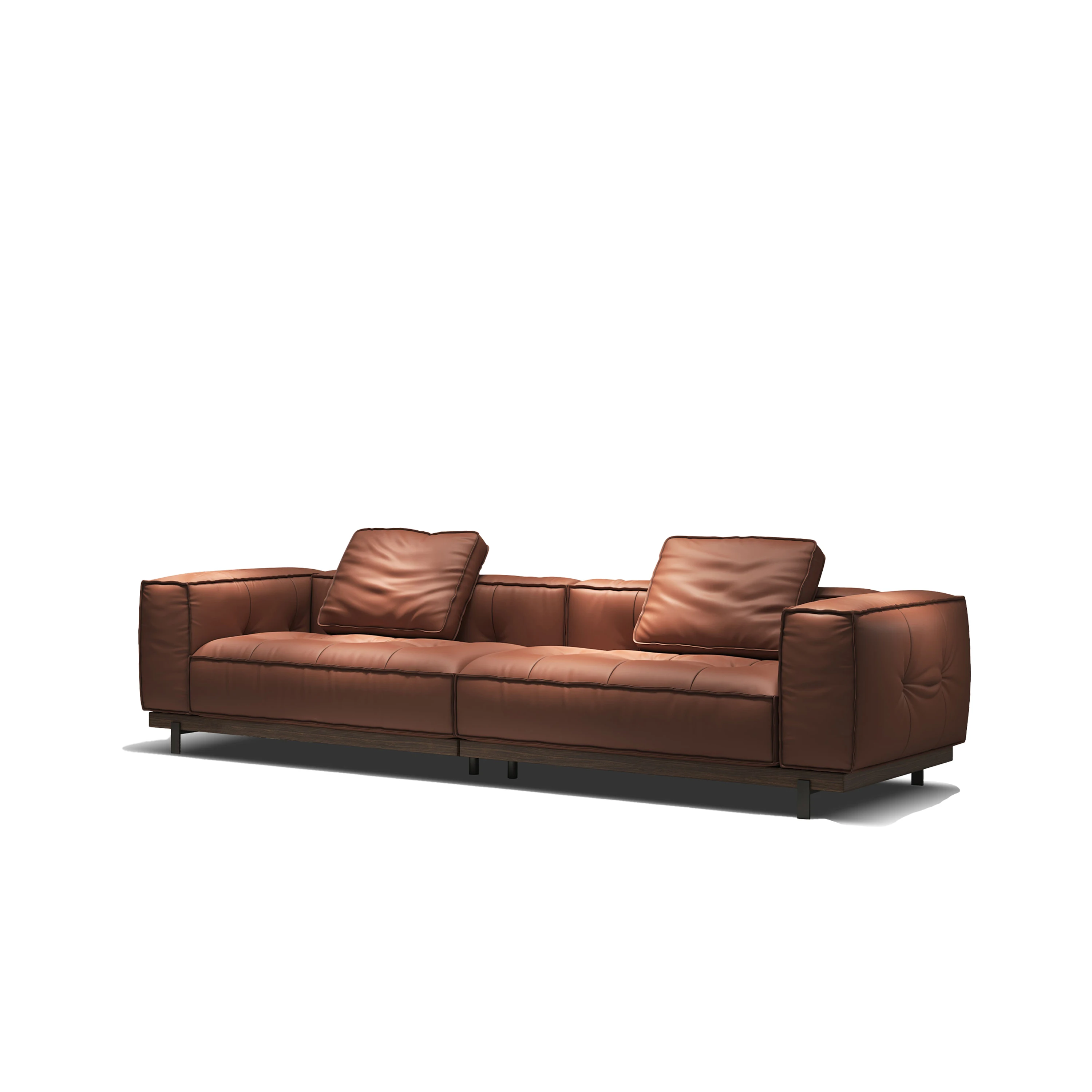 Foshan Factory Modern Luxury 100% Genuine Leather Couch Sofa Set for Home & Villa for Living Room Interiors
