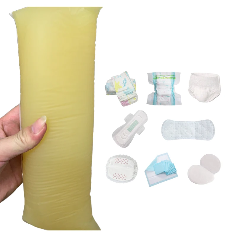 Henkel Light Yellow Solid Construction Glue Positioning Glue For Nonwoven Diaper Sanitary Napkin Silicon Release Paper