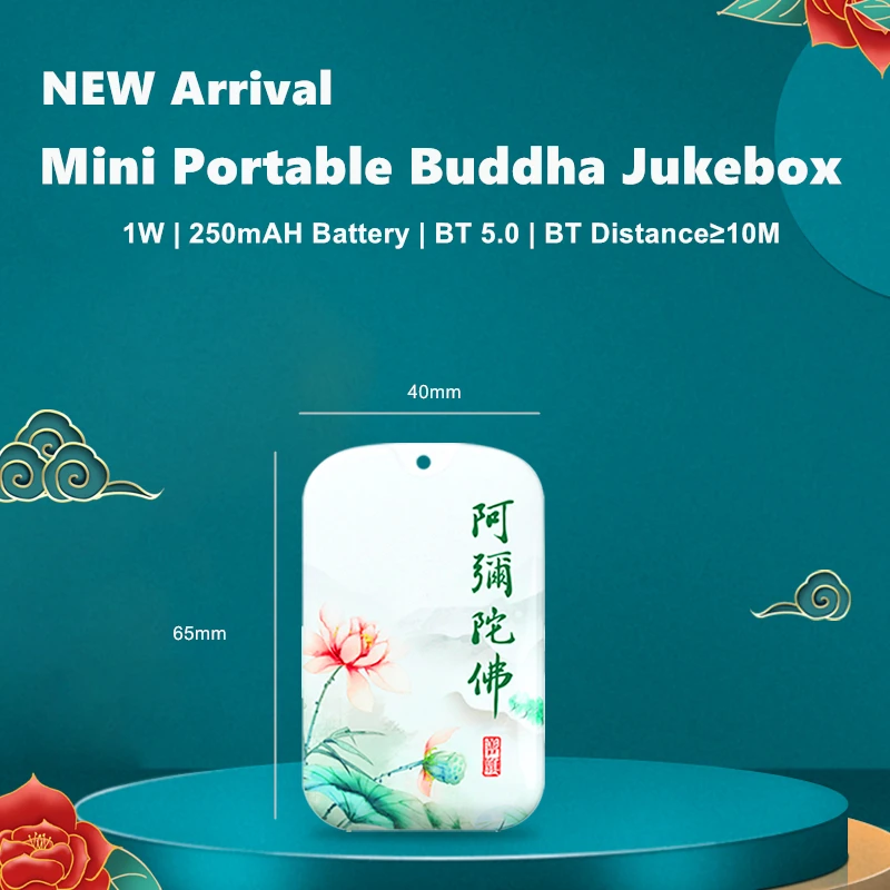 NEW Arrival 1W creative blue tooth zen MP3 player portable jogging music player with TF-card and micro USB charging cable
