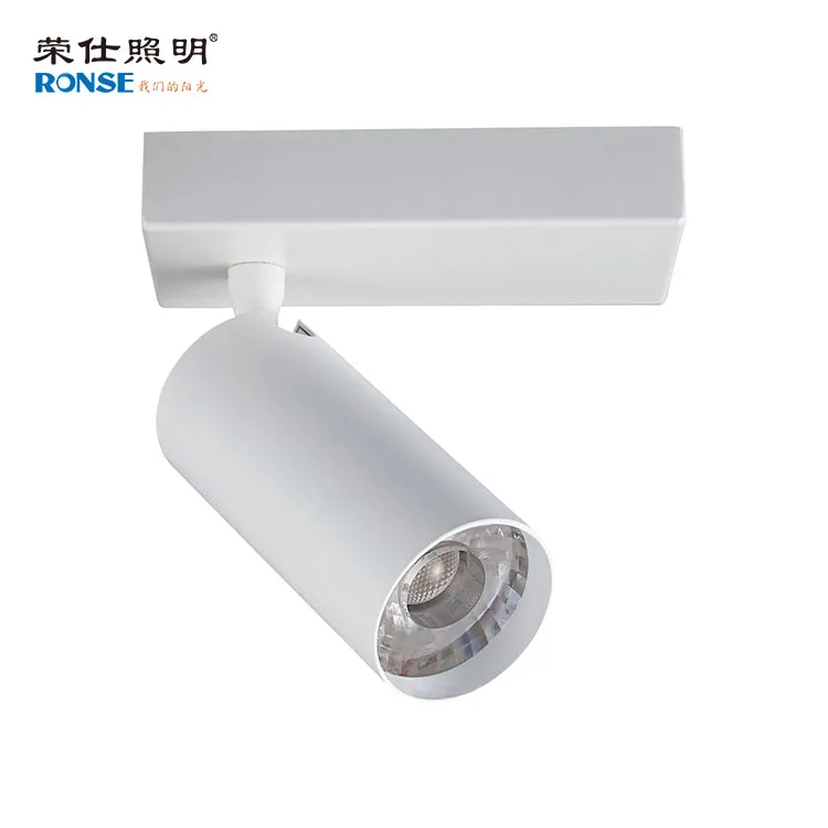 RONSE Hotel Round Lobby Bedroom Decoration Aluminum Cob Led Spotlight 15W Mall Stores Home Office Shop 30W 45W Led Spot Light