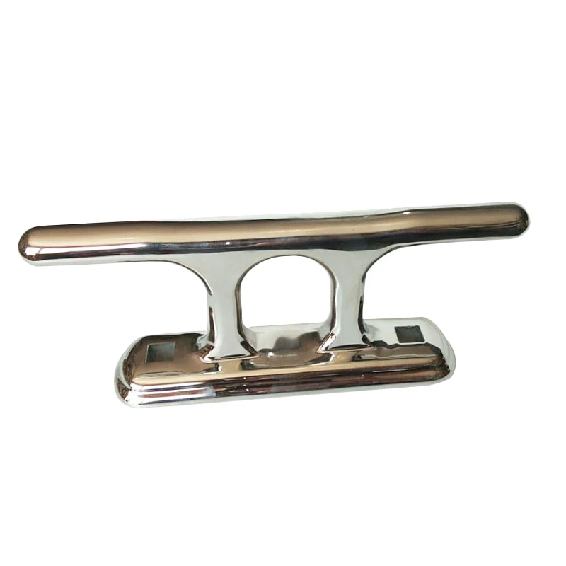 Factory custom hollow base cleat marine mooring bollard 316 stainless steel yacht sailboat fitting for sale