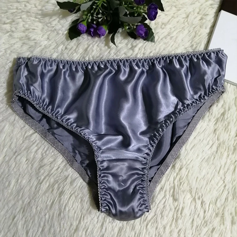 New design Top Quality 100% Silk Women Underwear Sexy Luxury Natural Silk Briefs